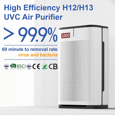 воздушный фильтр комнаты Ft очистителя 600 воздуха 220V 120W УЛЬТРАФИОЛЕТОВЫЕ HEPA кв большой
